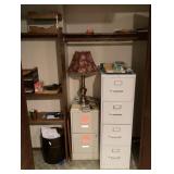 Contents of office closet