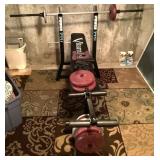 Weight bench & weights