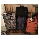 4 pieces of luggage