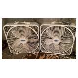 2 box fans