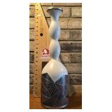 Tall art pottery vase