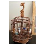 Wooden bird cage