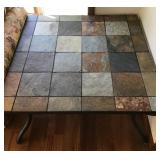 40" square tile top coffee table
