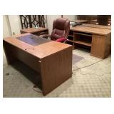 4-piece office furniture with chair