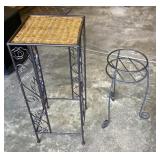 2 plant stands