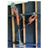 B&D cordless hedge trimmer and weed eater