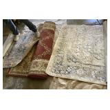 Cleanup lot of area rugs