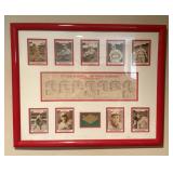 Framed St. Louis Cardinals collectible
