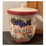 Biscotti jar