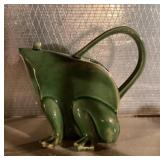 Frog watering pitcher