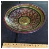 Glass footed bowl