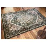 5x7 rug in foyer