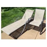 Patio chair and lounger
