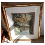 27" x 33ï¿½ framed Henri Le Sidaner art print