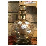 Italian amber glass decanter