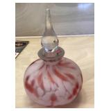 5" art glass perfume bottle