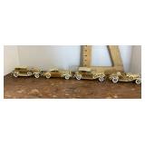 4 diecast cars
