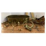 Brass and metals decor lot
