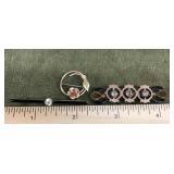3 brooches