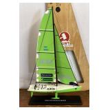 Racing sailboat model