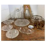 Assorted glassware cleanup lot
