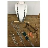 Costume jewelry necklaces