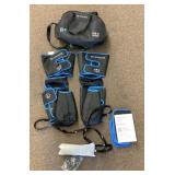 Air compression leg massager