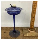 Hand blown glass stem wityh snail