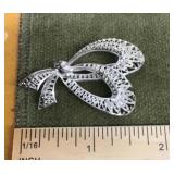 Sterling silver brooch