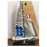 Racing sailboat model