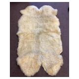 Sheep skin rug