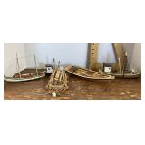 4 model boats