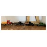 4 diecast trucks