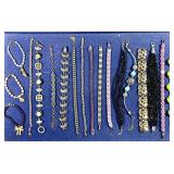 Costume jewelry bracelets