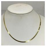 18k gold over sterling necklace