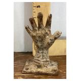 Cast iron hand wall hook
