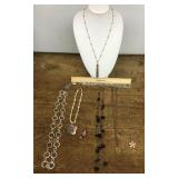 Costume jewelry necklaces