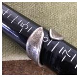 Adjustable sterling silver ring