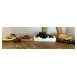 5 diecast cars