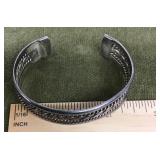 Sterling silver cuff bracelet