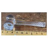 Val St. Lambert crystal gavel