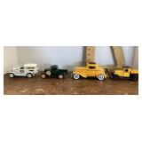 4 diecast cars
