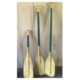 3 fishing paddles