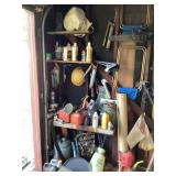 Cleanup lot corner of garage