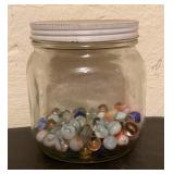 Jar of marbles