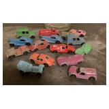 Group of TootsieToy cars