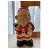 Ceramic Santa coin bank