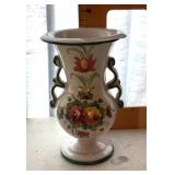Italian pottery vase