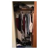 Contents of closet in bedroom