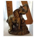 Elephant bookend